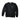 Bean There Seek The Best sweater front view in black with minimalist chest logo