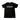 Bean There African text t-shirt front view with bold white typography on black cotton
