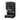 Black Gaggia Classic espresso machine angled view with steam wand and control switches