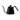 Black 800ml Hario Buono kettle with a curved gooseneck spout, designed for precise pour-over coffee brewing.