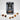 JURA E10 automatic coffee machine surrounded by hot, cold and milk-based coffee drinks