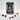 JURA E10 automatic coffee machine surrounded by hot, cold and milk-based coffee drinks