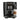 Front view of the Jura J10 preparing a layered milk-based drink with a tall glass
