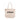 Bean There African tote bag in natural canvas with bold “AFRICAN” text print and long shoulder straps
