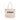 Bean There African tote bag in natural canvas with bold “AFRICAN” text print and long shoulder straps