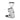 Rear and side view of the silver Mazzer Super Jolly V Up Electronic grinder featuring its hopper and Mazzer logo panel.