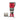 MSR Windburner personal stove system - Red camping stove with fuel canister on a white background