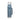 Stanley 1.0L insulated bottle in hammertone ice with cup lid attached, front view highlighting durable finish and side handle