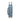 Side angle view of hammertone iceStanley 1.0L vacuum bottle with handle and stainless steel cup lid