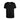 Bean There African text t-shirt back view with small logo detail on black fabric