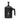 Bialetti Tuttocrema manual stovetop milk frother in black with lid, plunger handle and Bialetti logo.