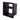 Black Brewtool Knockbox Chute with open square frame and knock bar for built-in espresso puck disposal.