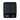Felicita Venus coffee scale in black with its silicone pad fitted, top view on white