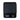 Felicita Venus coffee scale in black with its silicone pad fitted, top view on white