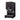 Black Gaggia Classic espresso machine angled view with steam wand and control switches