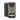 Front view of the Jura X10 automatic coffee machine brewing two black coffees