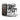 Rocket Appartamento CE 1 Group espresso machine black and copper side panel angled view