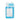 Back view of Urnex Rinza Milk Frother Cleaner 1l bottle with blue cleaning liquid and measuring chamber.