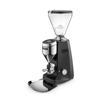Mazzer Super Jolly V Pro Electronic On Demand grinder with 64 mm flat burrs and digital controls designed for precise, low-retention espresso grinding.