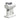 Timemore Sculptor 078S flat burr coffee grinder in white with precision adjustment dial and single dose hopper