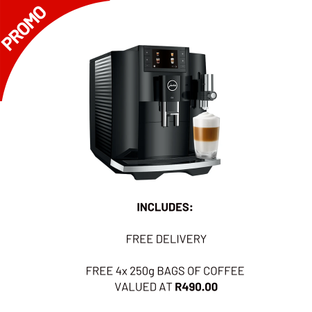 Jura E8 Combo Promotion (FREE 4 x 250g Coffee Bags)